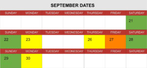 Corporate Events September 2024 Dates