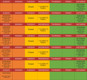 2024 Bands Full Schedule