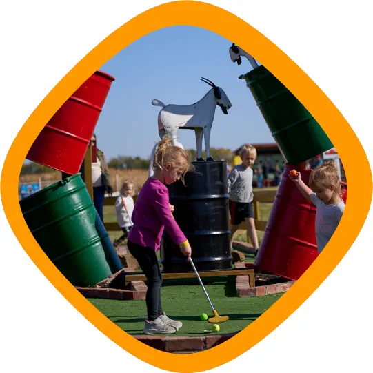 Barnyard Mini Golf at Carolyn's Pumpkin Patch