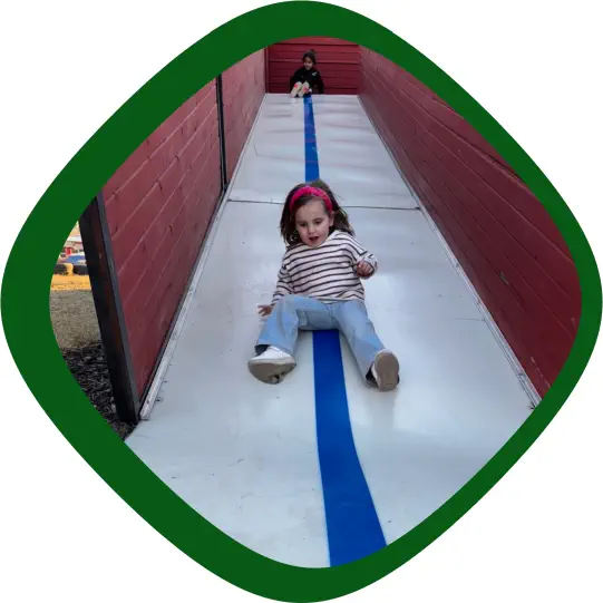Slides Galore at Carolyn's Pumpkin Patch