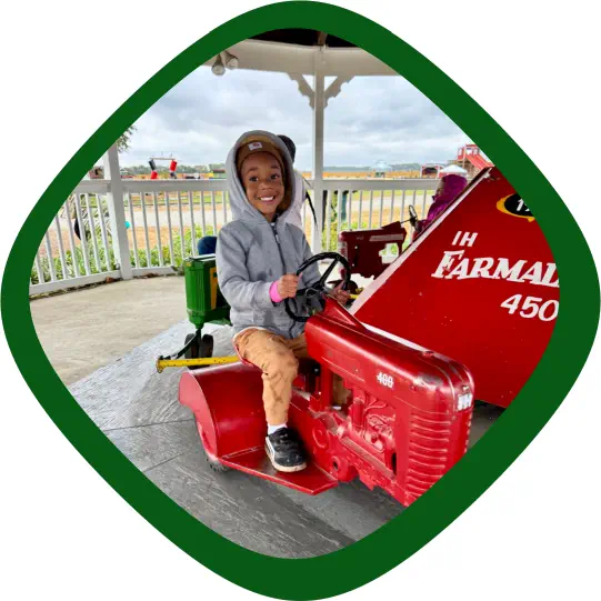Tractor Carousel at Carolyn's Pumpkin Patch